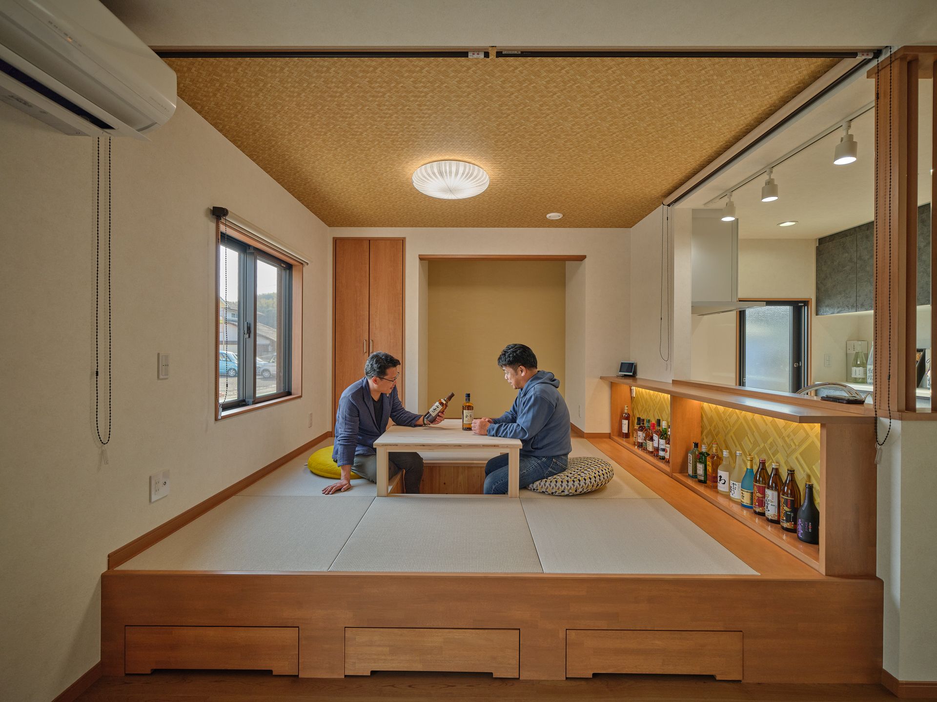 「お酒も会話も弾む、みんなが集まる家になりました♪」 画像