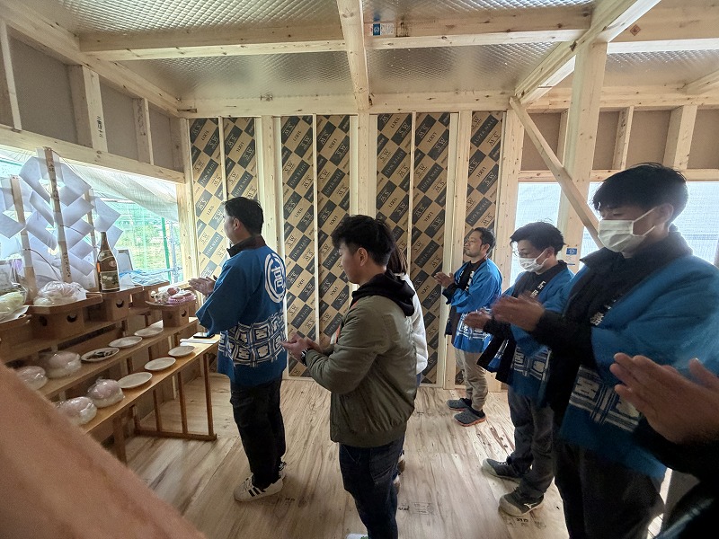 Ｔ様邸の上棟