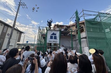 H様邸の上棟